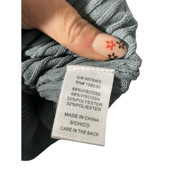 Love Tree Sage Green Women's Academia Long Sleeve Fitted Small Retro  Bodycon - Picture 4 of 7